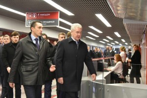 10 декабря 2015 Мэр Москвы Сергей Собянин открыл новый терминал "Аэроэкспресса" на Павелецком вокзале