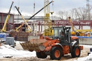 01 февраля 2016 Мэр Москвы Сергей Собянин осмотрел ход строительства электродепо Лихоборы