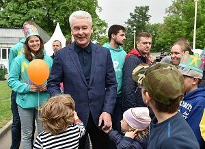 21 мая мэр Москвы Сергей Собянин на праздновании двухлетия проекта "Активный гражданин".