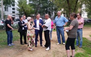 Встреча главы управы Александра Мишакова с жителями Таганского района