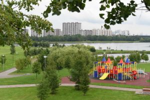 Батуты и веревочный парк появились в Таганском районе. Фото: "Вечерняя Москва"