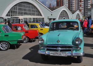Выставка ретро автомобилей. Фото: архив, «Вечерняя Москва»