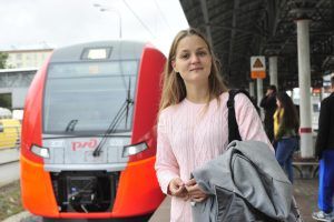 Поток пассажиров на поездах МЦК с 29 апреля по 2 мая составил 776 тысяч человек. Фото: Пелагия Замятина, «Вечерняя Москва»