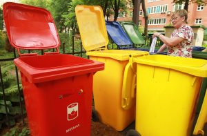 Контейнеры для раздельного сбора отходов установят в столице. Фото: Наталия Нечаева, «Вечерняя Москва»