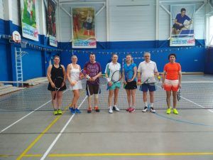 Теннисисты сыграли на турнире выходного дня в комплексе «На Таганке». Фото предоставил теннисный клуб «Таганский»