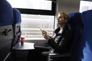 Более полумиллиона человек воспользовались поездами МЦК в будние дни. Фото: Антон Гердо, «Вечерняя Москва»
