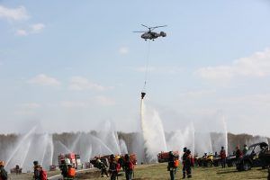Вертолеты МАЦ начнут мониторинг пожароопасной обстановки в Москве с 1 мая: фото предоставили в пресс-службе префектуры ЦАО