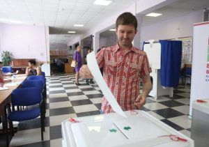 В Москве началось тестирование системы электронного голосования. Фото: Антон Гердо, «Вечерняя Москва»