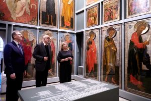 Министр культуры посетил музей Андрея Рублева. Фото взято с официальной страницы культурного учреждения в социальной сети