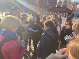 Ученики школы №2104 «На Таганке» побывали на экскурсии «Жизнь и деяния Ивана Грозного». Фото: социальные сети школы