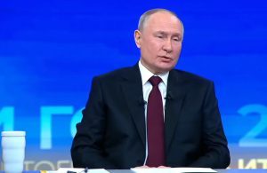 На фото действующий президент России Владимир Путин. Фото: скриншот из видео