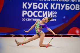 Воспитанницы школы №2104 на Таганке завоевали награды на Кубке клубов России по художественной гимнастике. Фото: страница школы №2104 на Таганке в социальных сетях