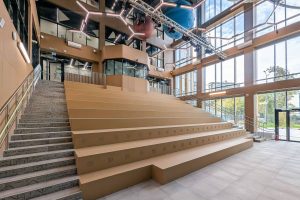 С начала года за счет городского бюджета в столице построили и реконструировали 14 объектов образования. Фото: пресс-служба Департамента гражданского строительства города Москвы