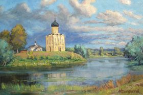 О России с любовью: в Музее Владимира Высоцкого открыли выставка пейзажей Андрея Ковалевского. Фото: сайт музея